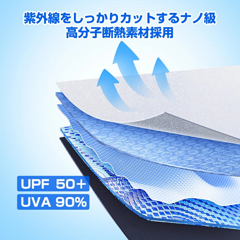 【在庫が残りわずか】PAKUMARU™ - ロール式車用サンシェード