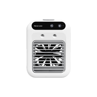 【2026年最新モデル】Mini Air Cooler｜卓上ミニ冷風機・500ml・USB充電式